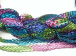 NuMei yarn, wide ribbon knitting yarn, shawls, scarves