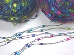 Stained Glass ladder ribbon yarn