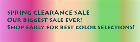 Spring Sale - our biggest sale ever!