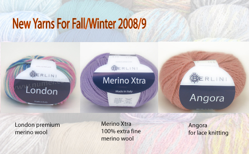 New Yarns for Fall/Winter 2008/9