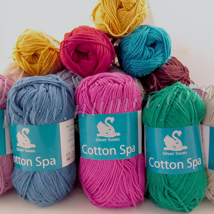 Silver Swan Cotton Spa Cotton Bamboo Knitting Yarn at NuMei Yarn