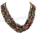 Ladder Ribbon Necklace