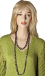 Ladder ribbon necklace