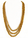 Bejewel necklace, color: Gold Nugget