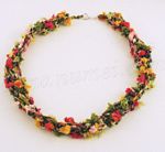 Malibu necklace with clasp finish