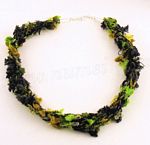 Malibu necklace with clasp finish