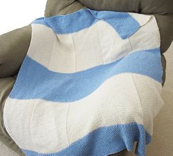 Cascading Colors Baby Blanket