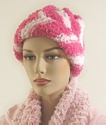 so soft pink spiral hat