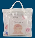 pink sparkle scarf kit