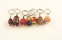 Stitch markers - tan/browns