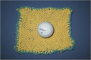 My Golf Ball Washcloth