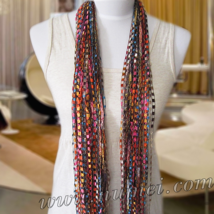 Specials: 'Ai' Ribbon Yarn Scarf: AI-2102