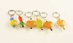 Handmade Stitch Markers - Citrus