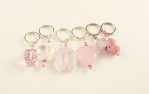 Handmade Stitch Markers - Pinks