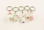 Handmade Stitch Markers - Whites/Creams