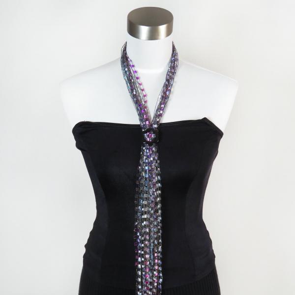 Luminarie Scarf Necklace 02 Twilight Amethyst