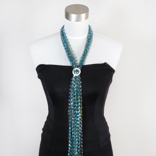 Luminarie Scarf Necklace 03 Ocean Mist