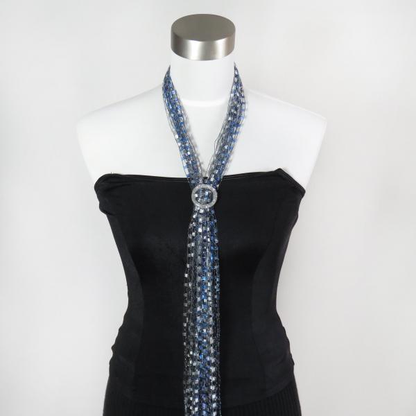 Luminarie Scarf Necklace 05 Indigo Shimmer