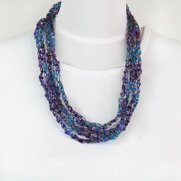 Petite Infinity Scarf Necklace 142 Galaxy