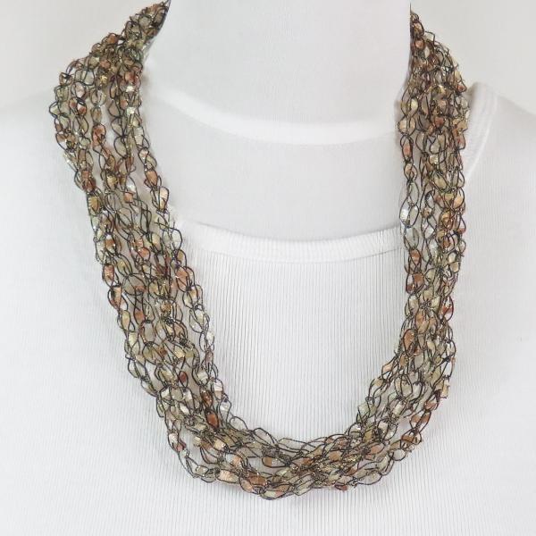 Petite Infinity Scarf Necklace 152 Sandstone