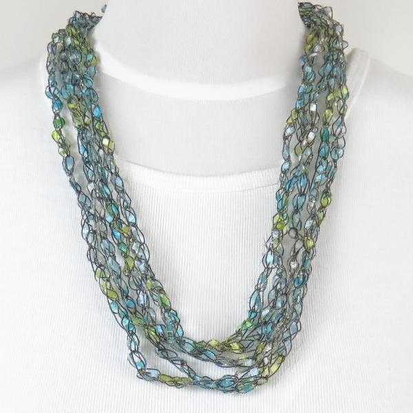 Petite Infinity Scarf Necklace 80 Seascape