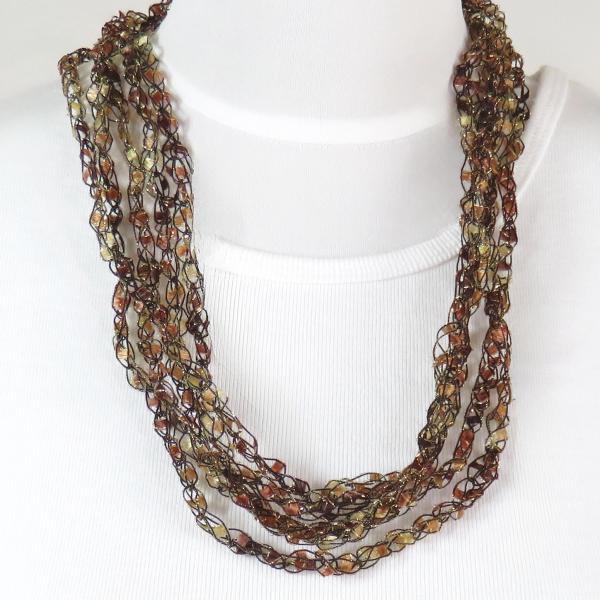 Petite Infinity Scarf Necklace 95 Golden Cubs