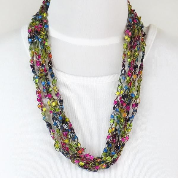 Petite Infinity Scarf Necklace 96 Paintbox