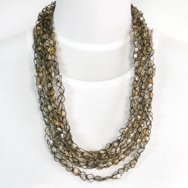 Statement Infinity Scarf Necklace 119 Spanish Treasure