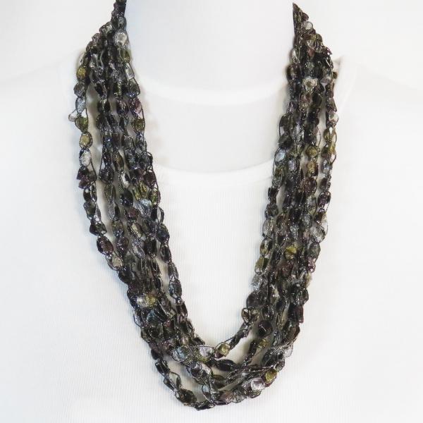 Statement Infinity Scarf Necklace 141 Mink