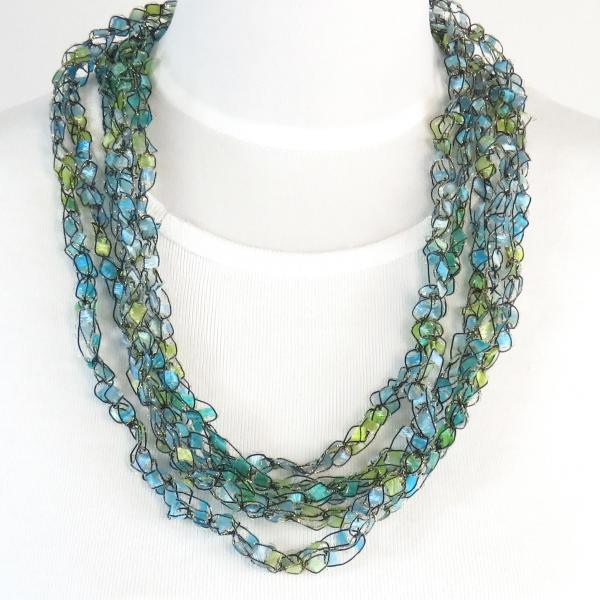 Statement Infinity Scarf Necklace 80 Seascape