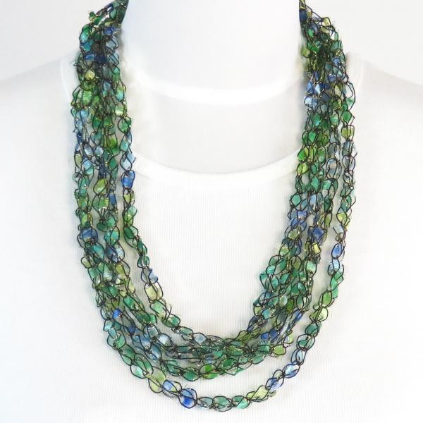 Statement Infinity Scarf Necklace 84 Caribbean