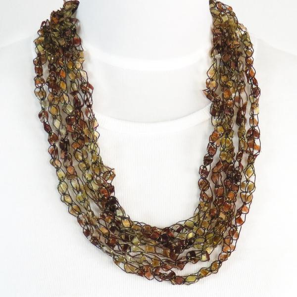 Statement Infinity Scarf Necklace 95 Golden Cubs