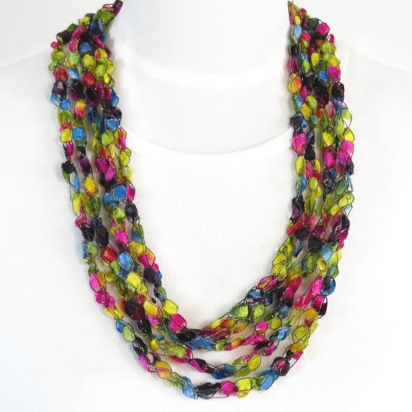 Statement Infinity Scarf Necklace 96 Paintbox
