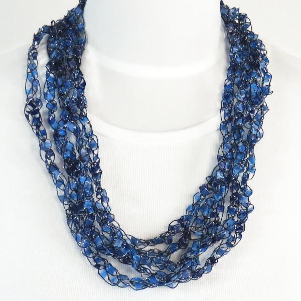 Statement Infinity Scarf Necklace 99 Blue Jeans