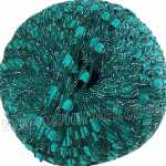 Berlini Ladder Ribbon Glitter 115 Rich Teal