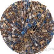 Ladder Ribbon Glitter 60 Blue Saddle