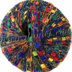 Berlini Ladder Ribbon Glitter 89 Blue Parade Lot 40