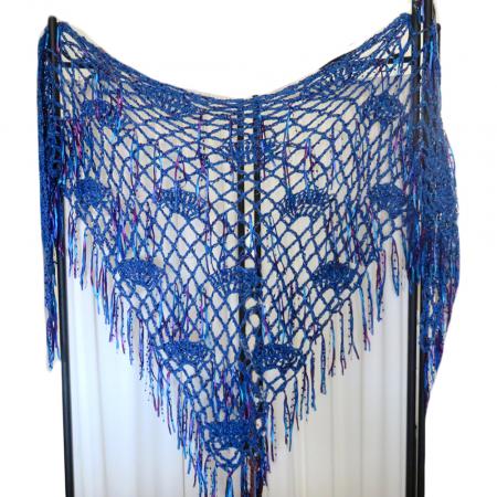 Crochet Pattern: Fanfare Triangle Shawl