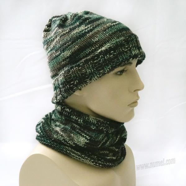 Knitting Pattern: Cold Weather Hiking and Camping Hat and Neck Gaiter Set