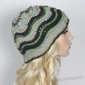 Knitting Pattern: Gentle Waves Hat