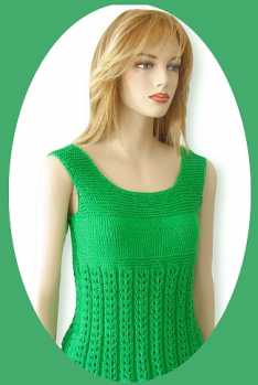 Knitting Pattern Rachel Tank Top