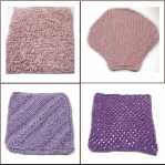 Knitting Pattern Knit Cotton Chenille Washcloths