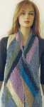 Knitting Pattern Diagonal Triangle Scarf