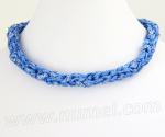 Free Pattern: Knit Ribbon Choker Necklace and Bracelet