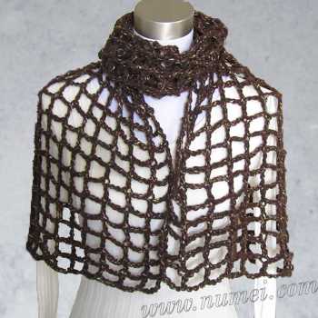 Free Crochet Pattern Carine Mesh Shawl