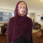 Free Crochet Pattern Fanchon Diamond Mesh Shawl