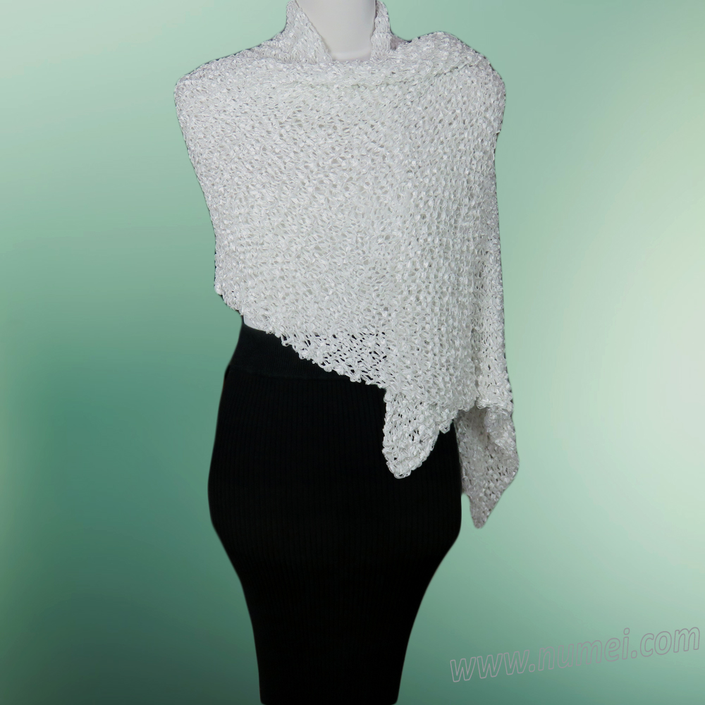 Free Knitting Pattern Nantucket Wedding Shawl / Bridal Wrap