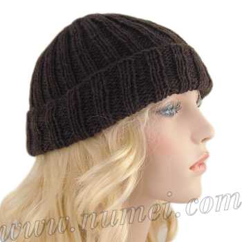 Free Knitting Pattern Picardie Ribbed Hat