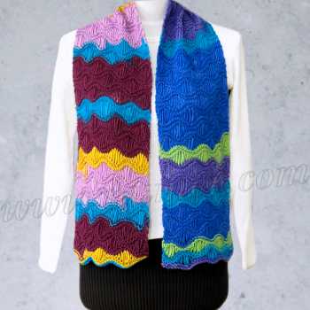 Free Knitting Pattern Pacifica Scarf