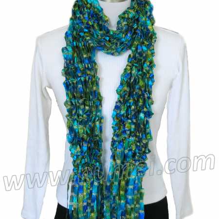 Free Knitting Pattern Adeline Drop Stitch Ribbon Scarf